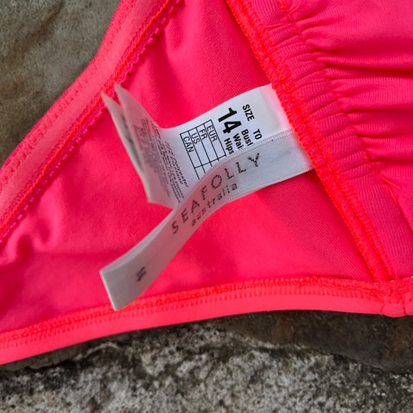 Anthropologie Seafolly Australia Bikini Swimsuit Set Size 10/12 - Picture 7 of 13